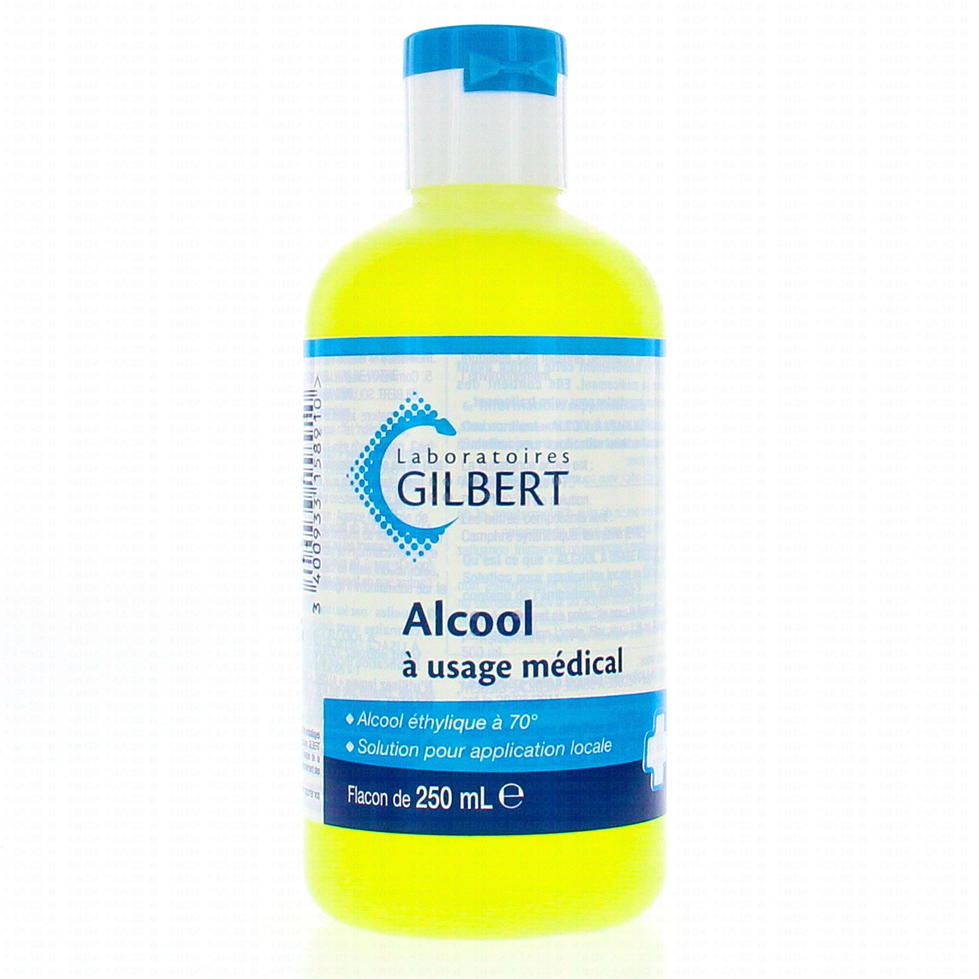 GILBERT Alcool à usage médical 70° - Médicament conseil - Pharmacie Prado  Mermoz