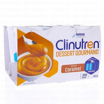 CLINUTREN Dessert gourmand saveur caramel 4x200g