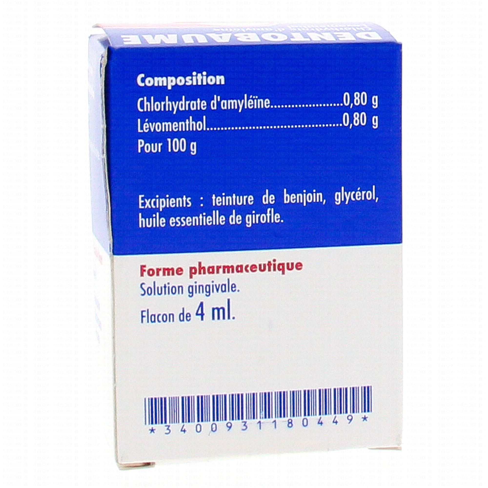 Dentobaume Solution Gingivale - 4 ml