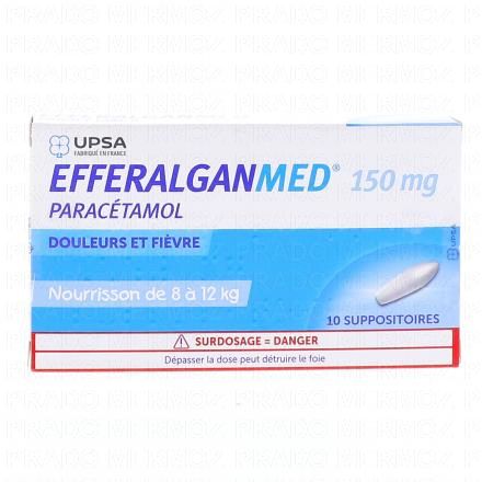 EFFERALGANMED suppositoires 150 mg