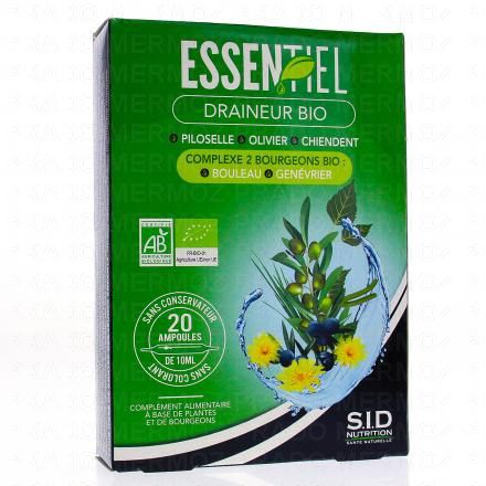 SID Essentiel Draineur 20 ampoules