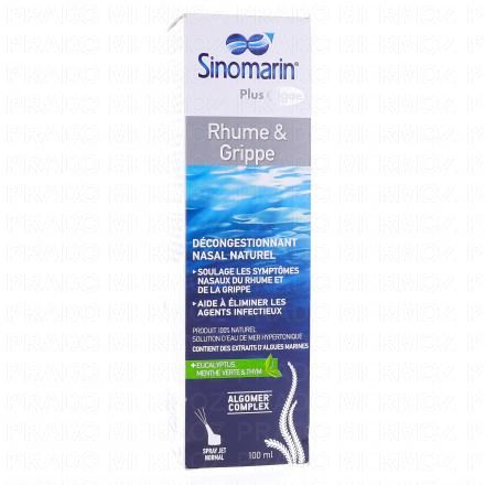 SINOMARIN Plus Algae - Spray nasal Rhume et Grippe 100ml