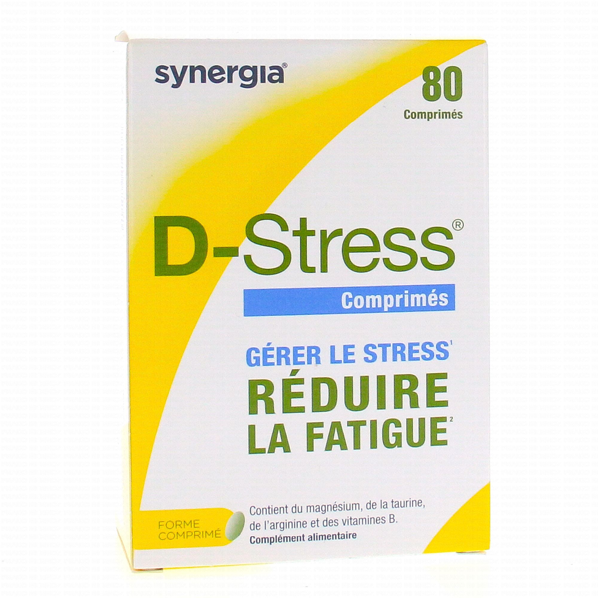 D STRESS Complément alimentaire anti-fatigue Boîte/80