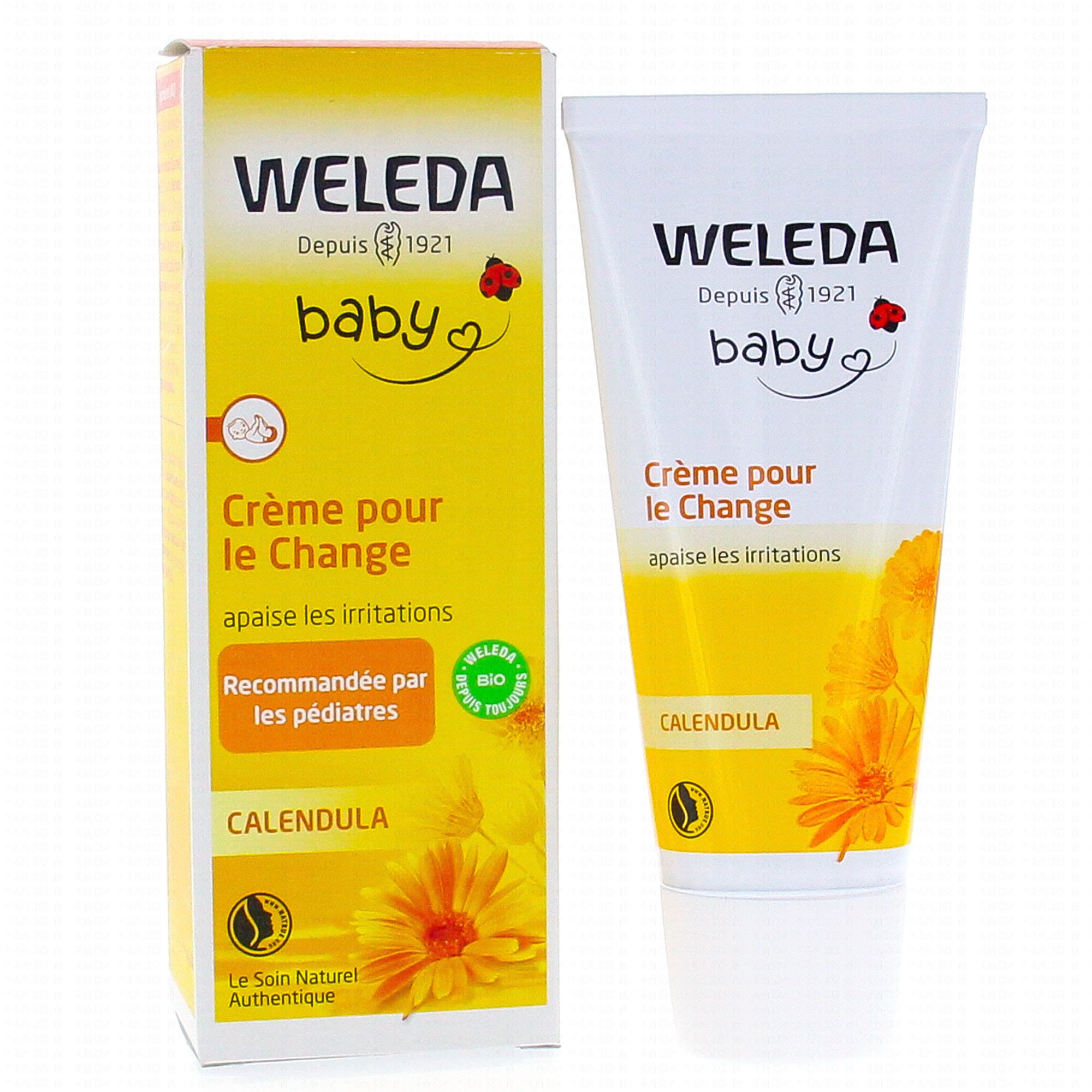 Crème pour le change au Calendula Weleda bébé - tube de 75 ml